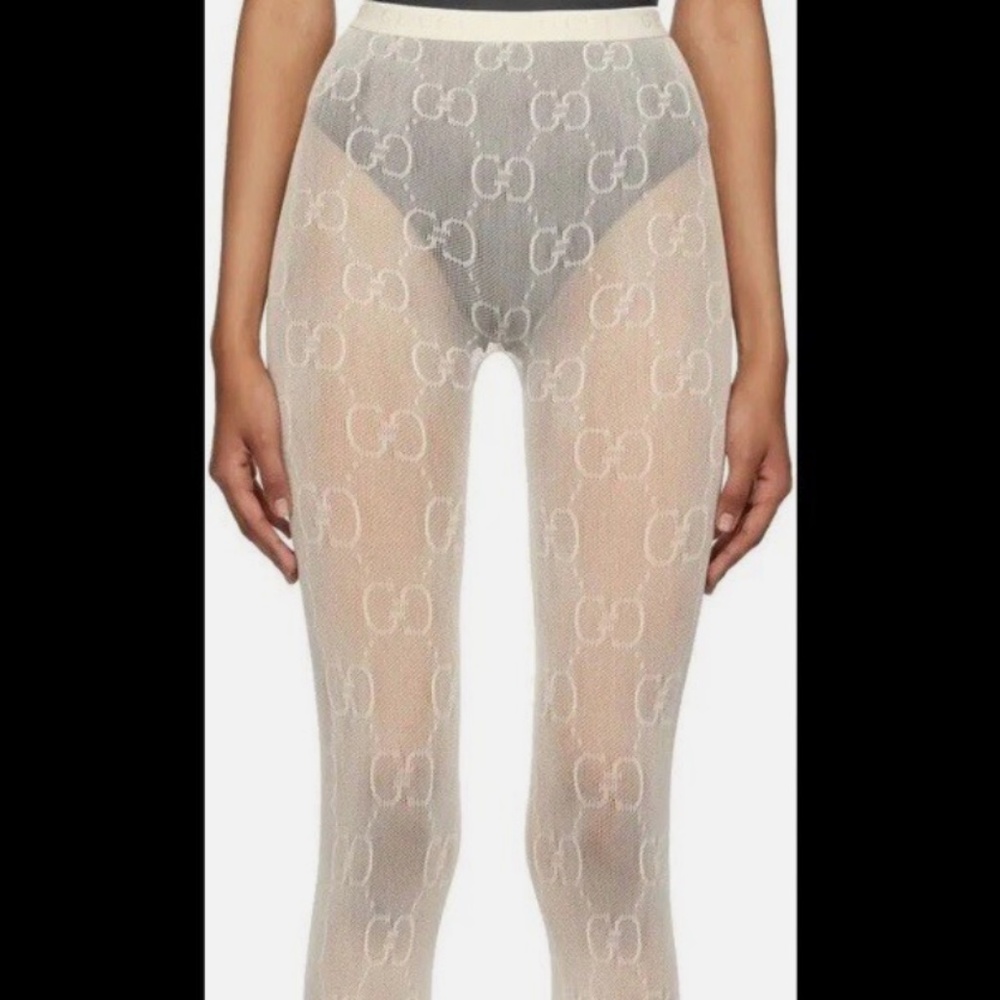 Gucci Off-White GG Supreme Interlocking Tights